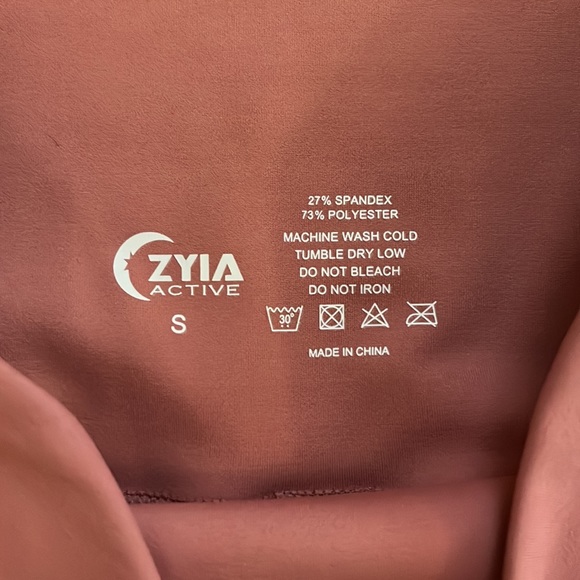 Zyia active canyon rose flame 7/8 legging size small - Picture 4 of 5